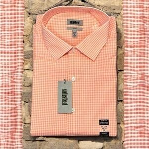 Coral Unlisted Mens Long Sleeve Shirt NWT